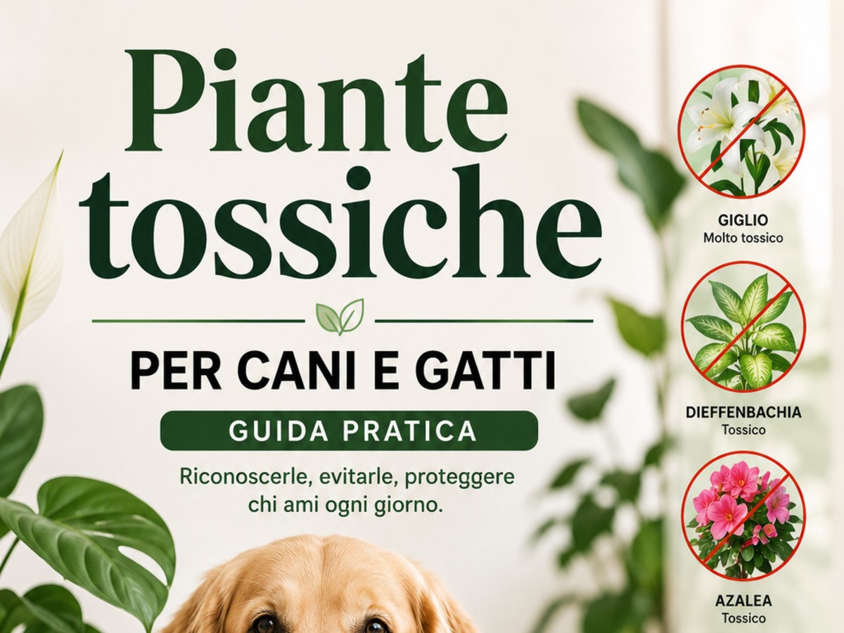 Piante tossiche per cani e gatti